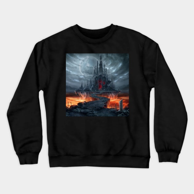 Dark Castle Crewneck Sweatshirt by NOMAD73